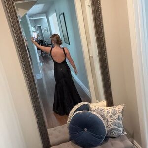 Black Jovani Sequin Dress